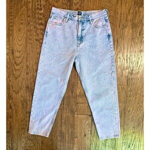 Gap Mom Jeans Lavender New Purple Acid Wash High Rise Women’s Size 10/30